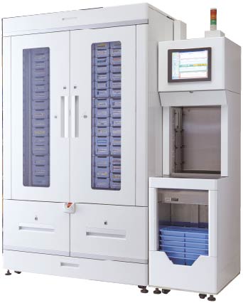 タッチパネルの数字を順番にタッチしていくことで、脳年齢の機能年齢を判定します。